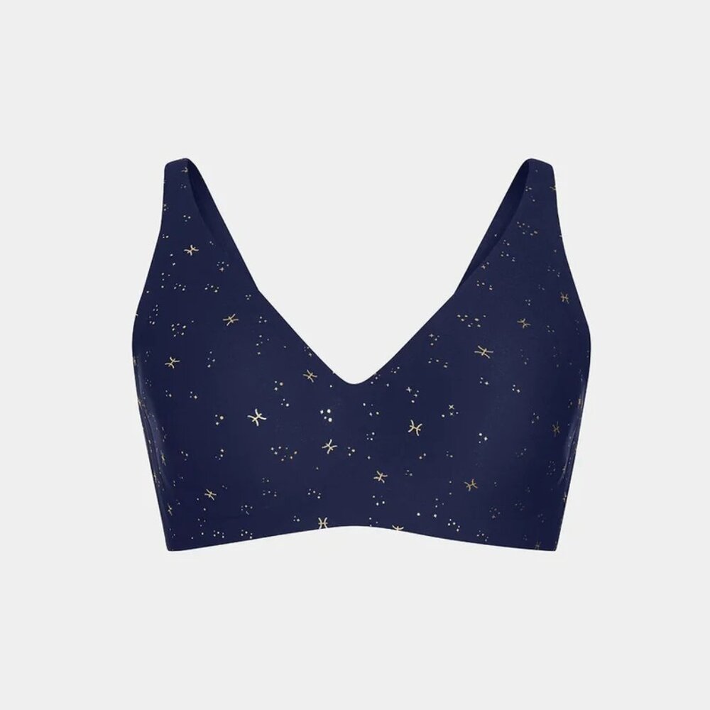 KNIX Revolution V-Neck Bra - astrology print - PISCES - XL+